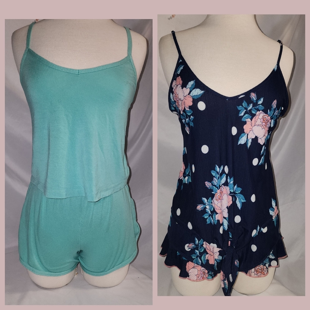 {SOLD} Two Summer Pajama Sets - Extra Small - Picture 1 of 10